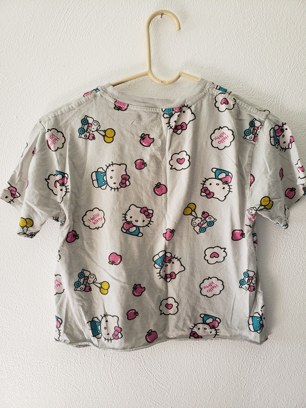 Hello Kitty Gray Tee with Pink and Blue Accents - Picture 3 of 5